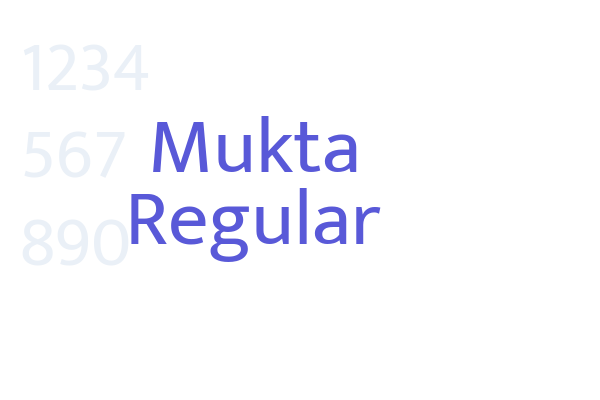 Mukta Regular