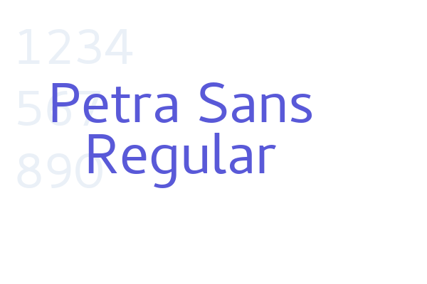 Petra Sans Regular