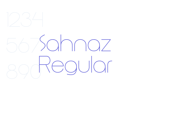 Sahnaz Regular