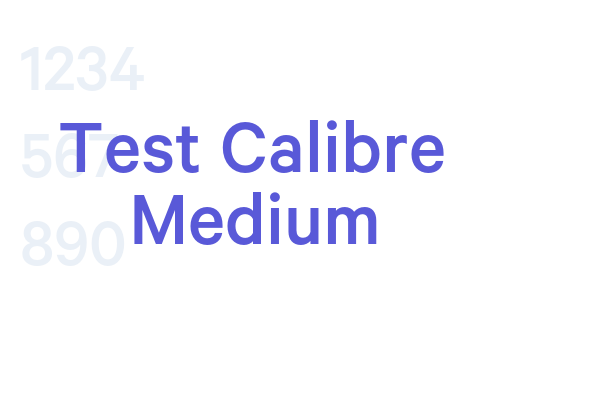 Calibre Medium