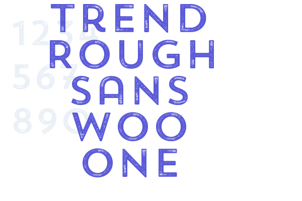 Trend Rough Sans W00 One