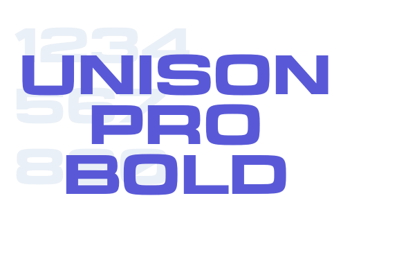 Unison Pro Bold