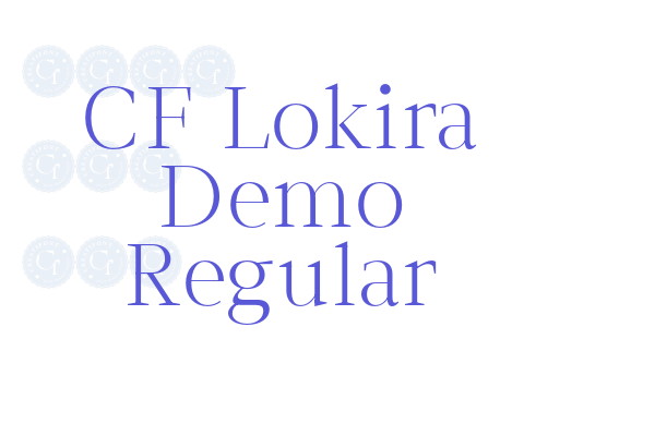 CF Lokira Demo Regular