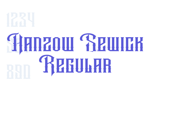 Hanzow Sewick Regular