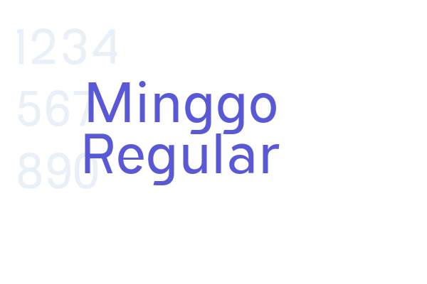 Minggo Regular