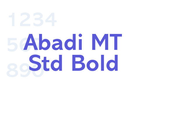 Abadi MT Std Bold