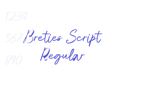 Breties Script Regular