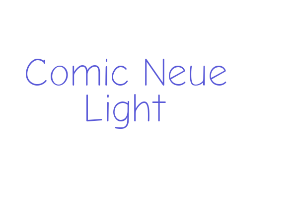 Comic Neue Light