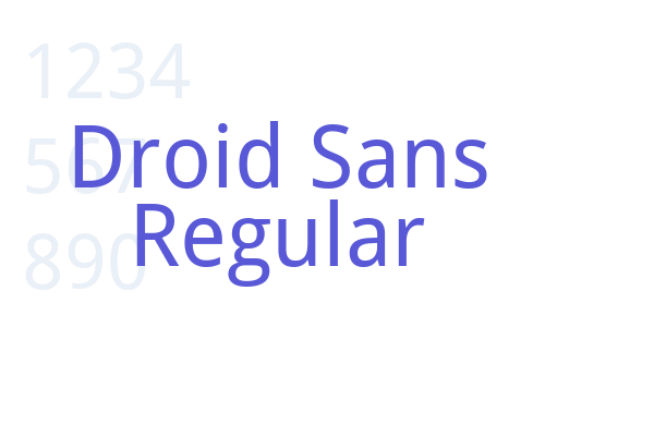 Droid Sans Regular