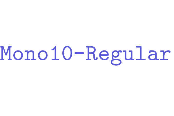 LMMono10-Regular