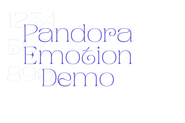 Pandora Emotion Demo