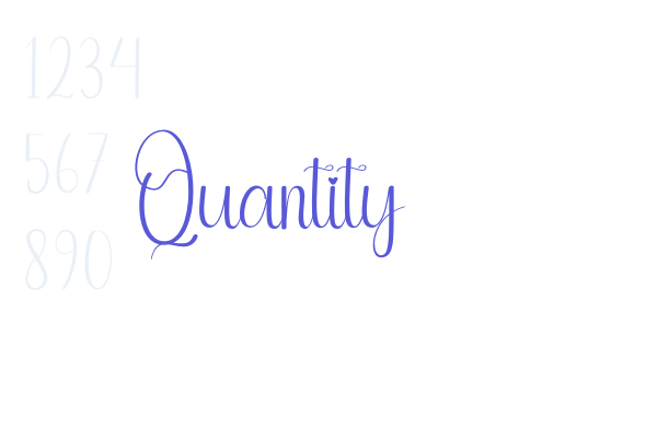 Quantity