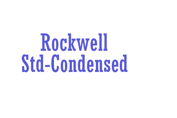 Rockwell Std-Condensed