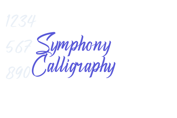 Symphony Calligraphy