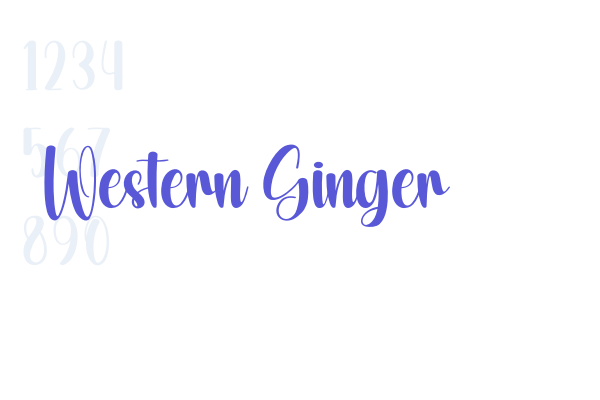 Western Ginger