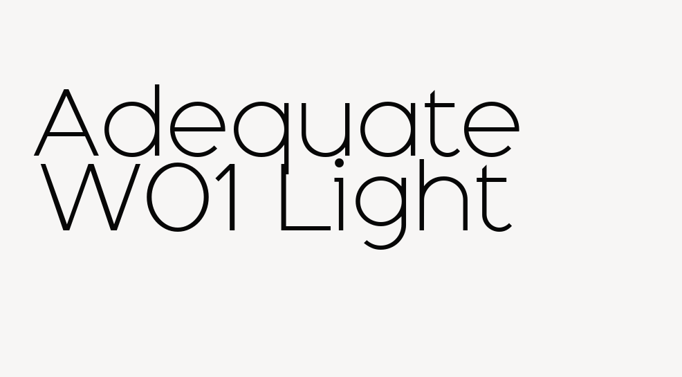 Adequate W01 Light