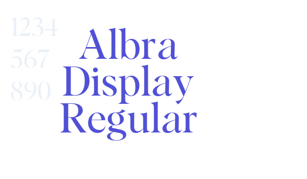 Albra Display Regular