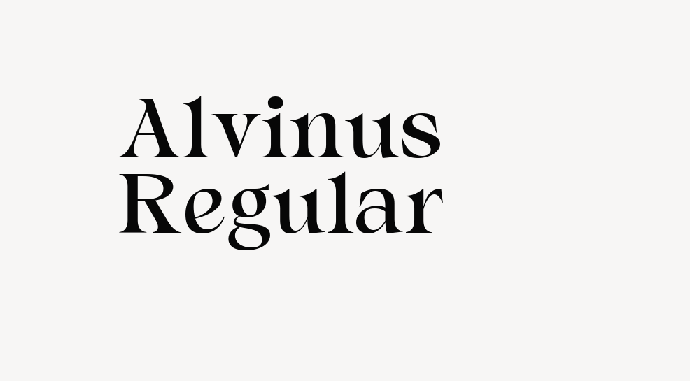 Alvinus Regular