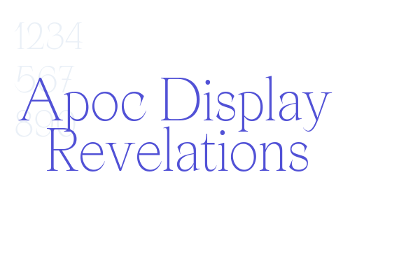 Apoc Display Revelations