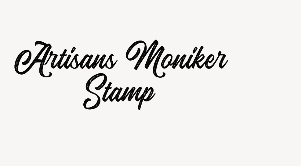 Artisans Moniker Stamp