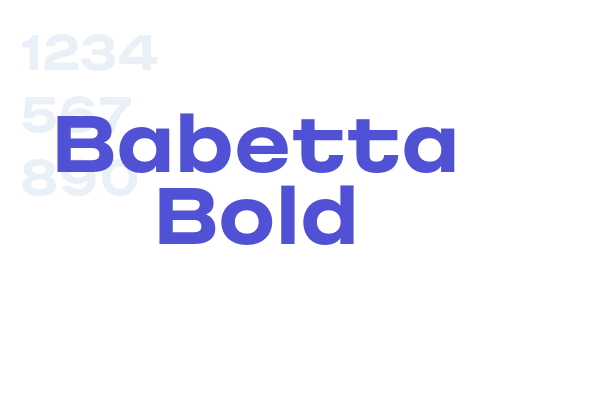 Babetta Bold font