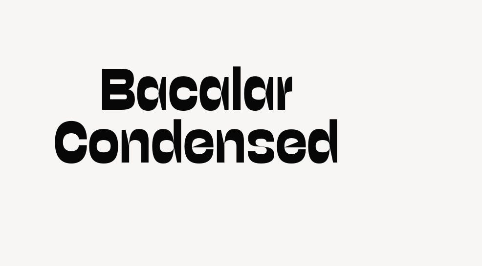 Bacalar Condensed