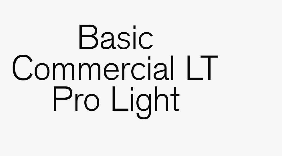 Basic Commercial LT Pro Light