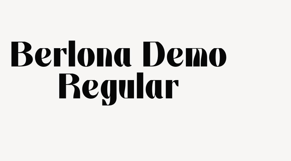 Berlona Demo Regular