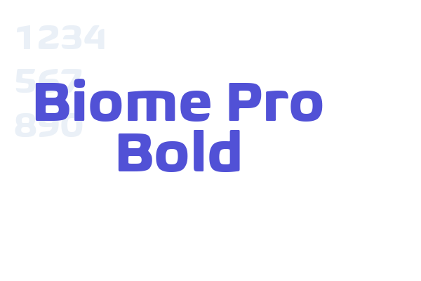 Biome Pro Bold