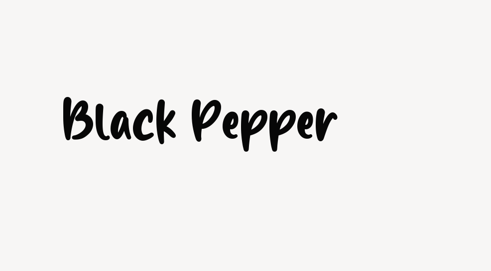 Black Pepper