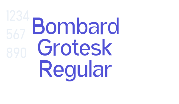 Bombard Grotesk Regular