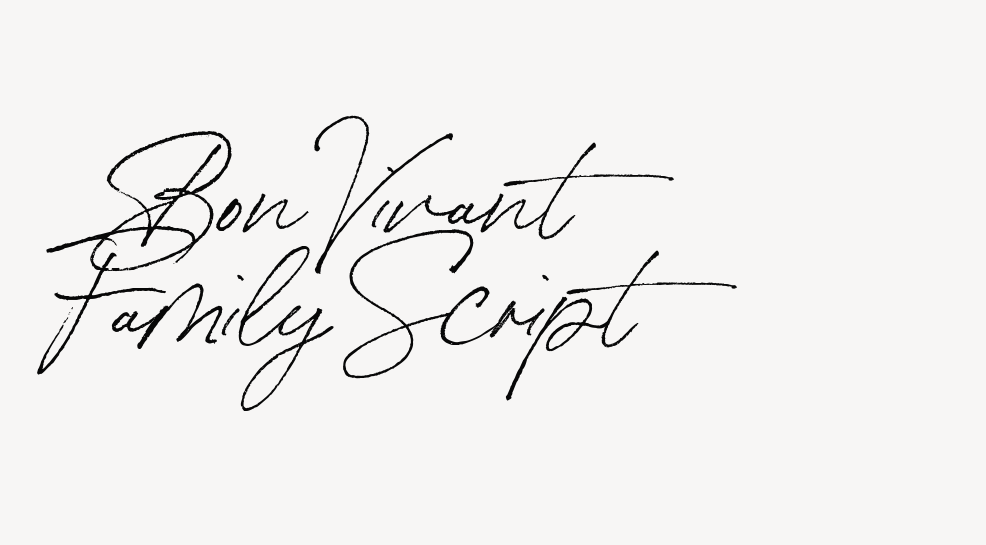 Bon Vivant Family Script