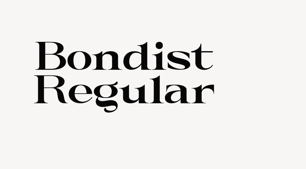 Bondist Regular