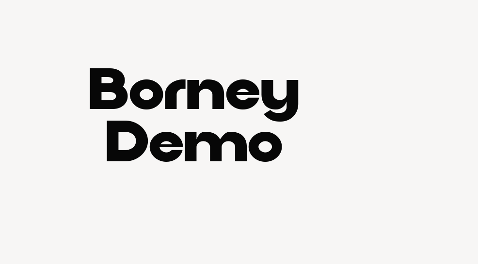 Borney Demo