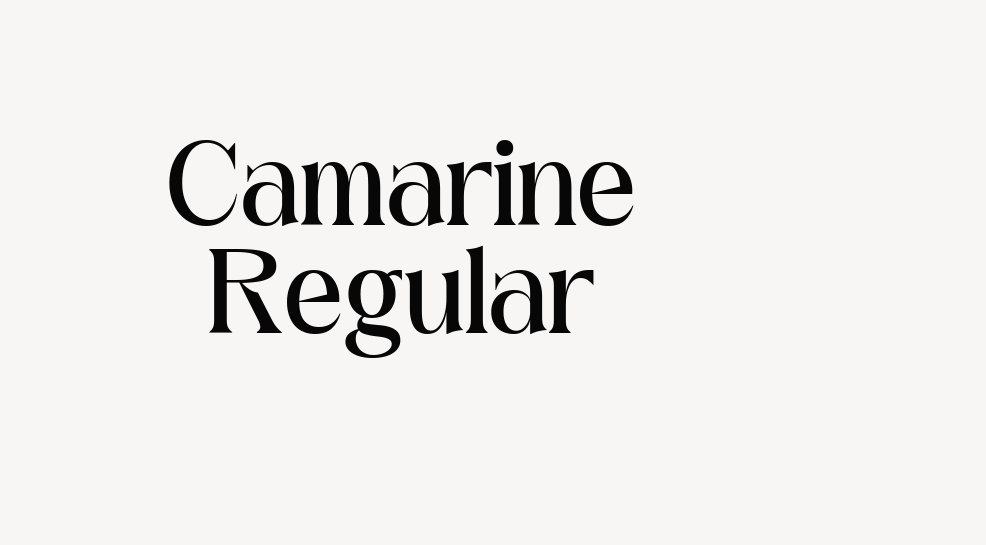 Camarine Regular