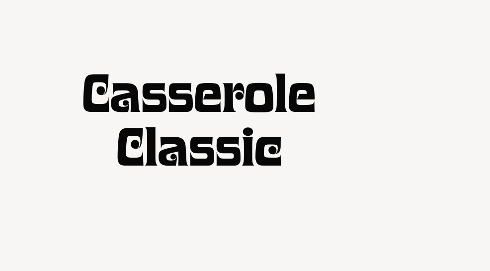 Casserole Classic