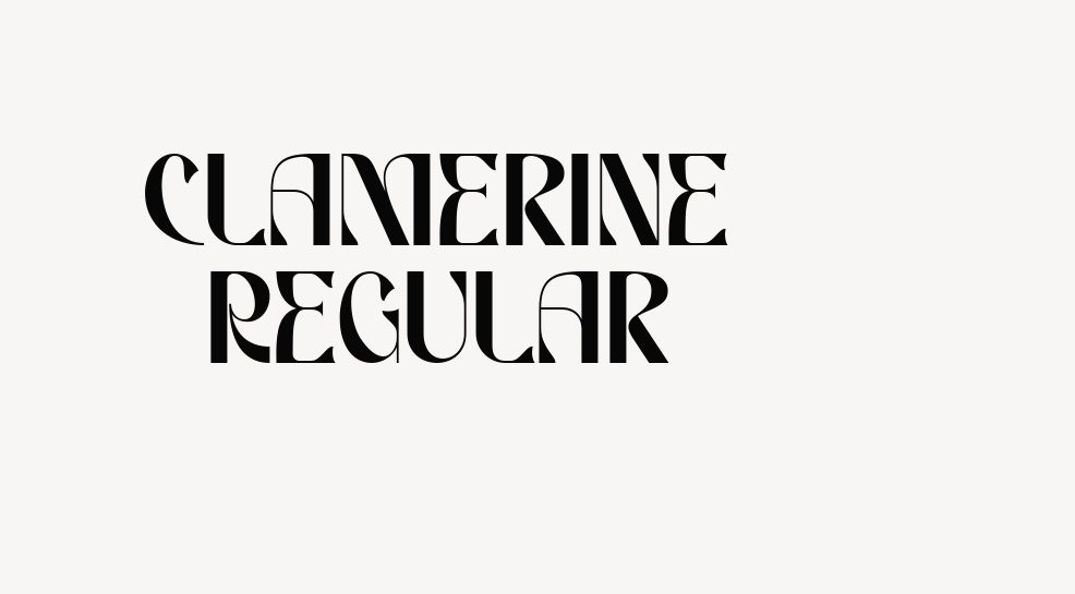 Clamerine Regular