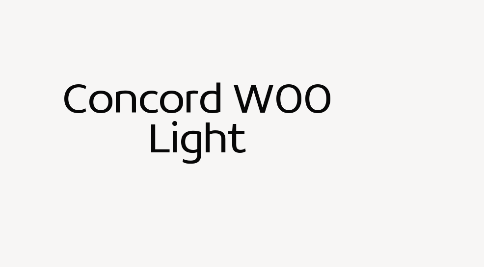 Concord W00 Light