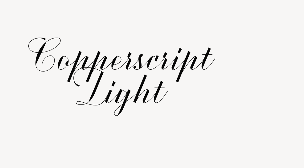 Copperscript Light