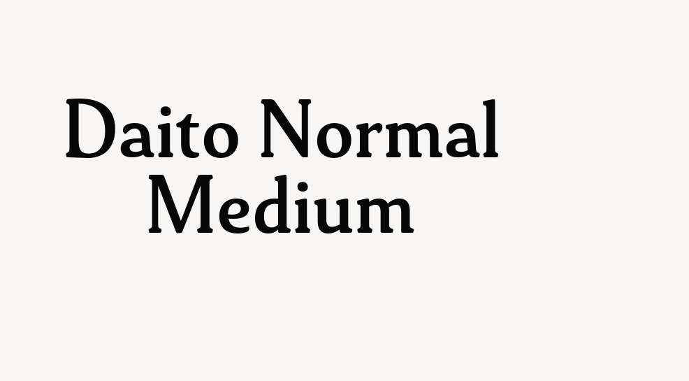 Daito Normal Medium