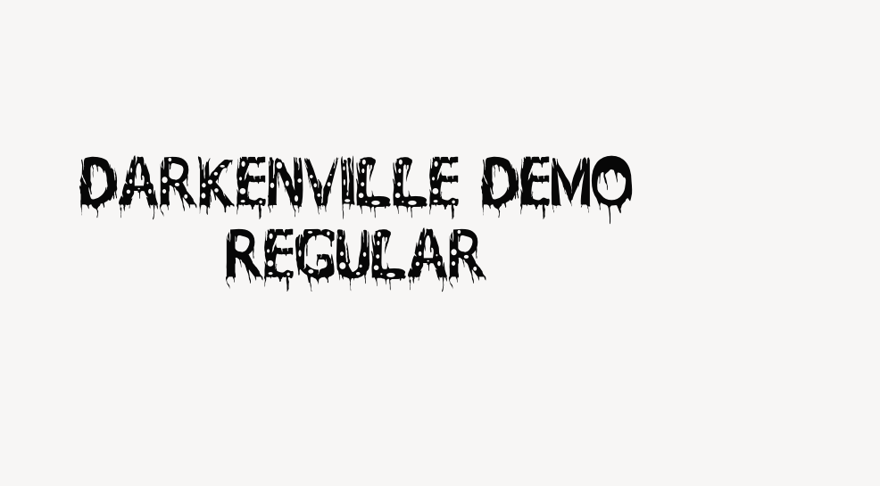 Darkenville DEMO Regular