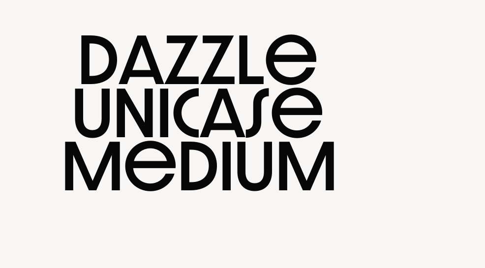 Dazzle Unicase Medium