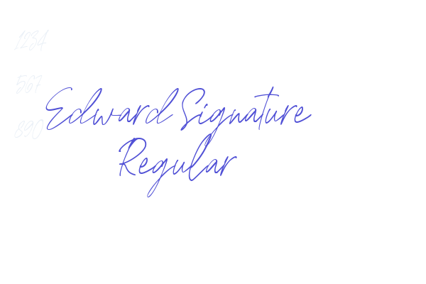 Edward Signature Regular