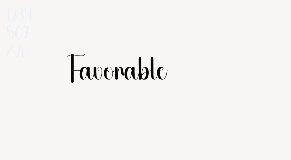 Favorable