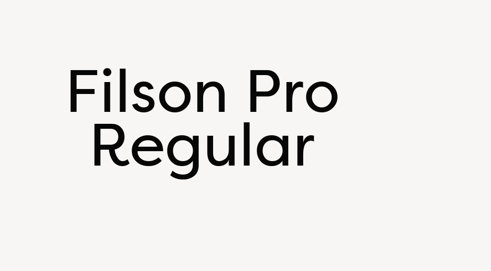 Filson Pro Regular