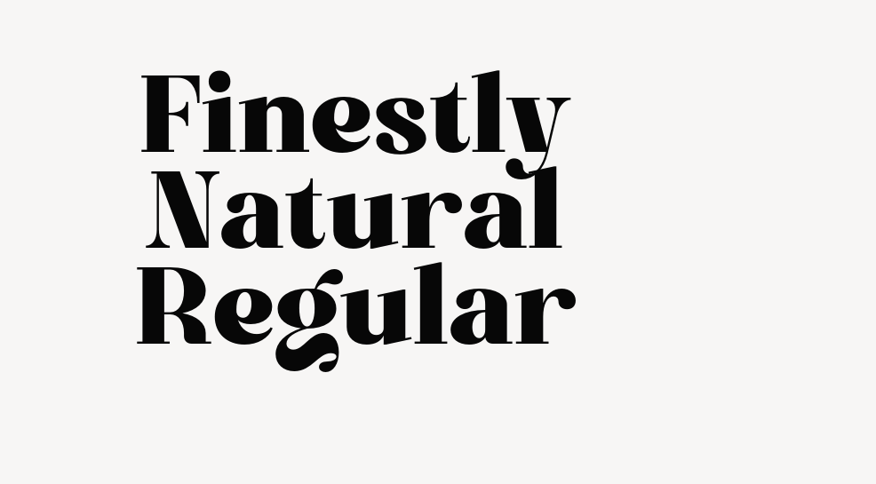 Finestly Natural Regular