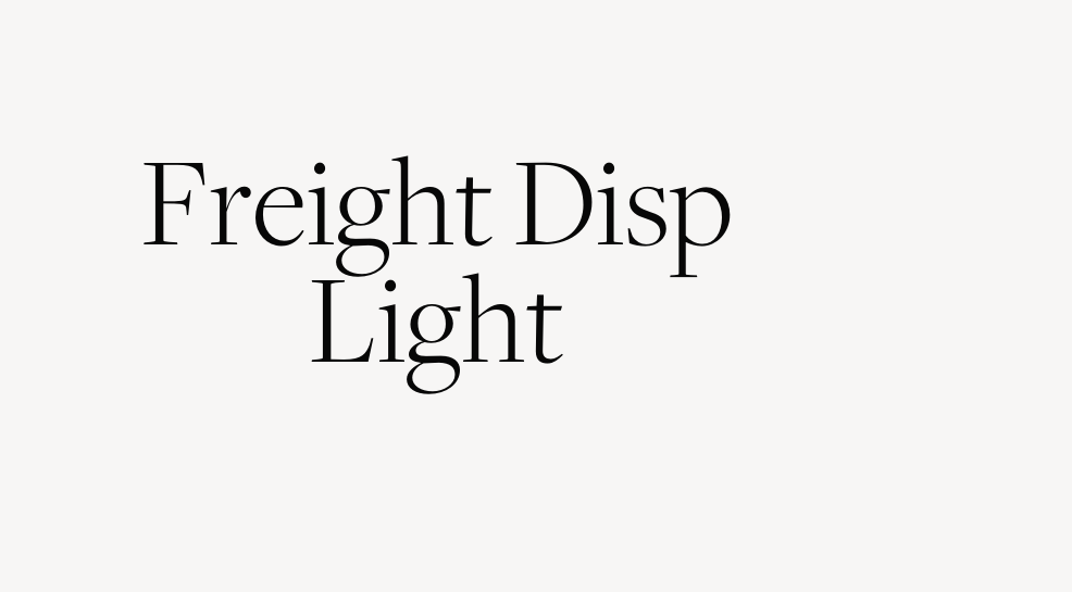 Freight Disp Light