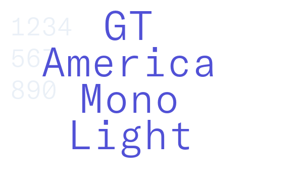 GT America Mono Light