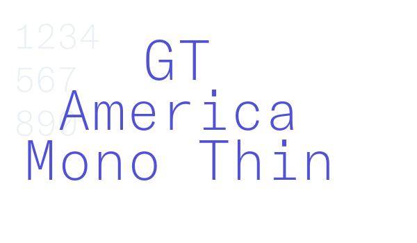 GT America Mono Thin