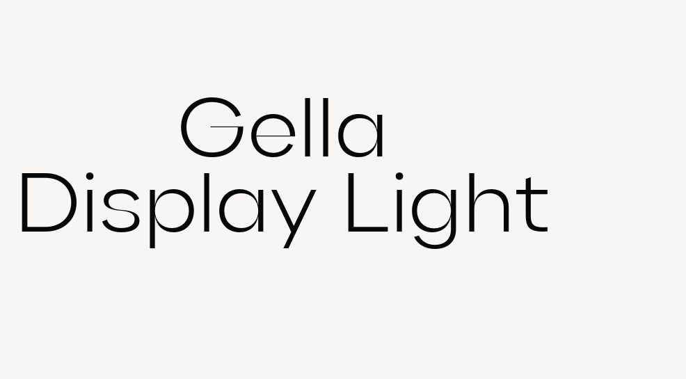 Gella Display Light